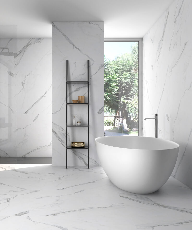 MDW Tiles Bianco Venatino