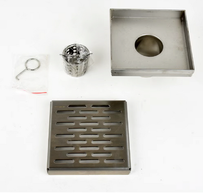 Square Shower Drain Grill Grid